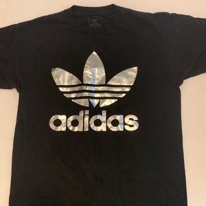 Black adidas tshirt